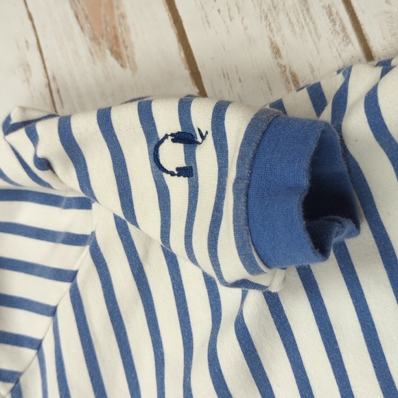 Rosie Pope Blue/White Striped Pullover 18M - Picture 4 of 7